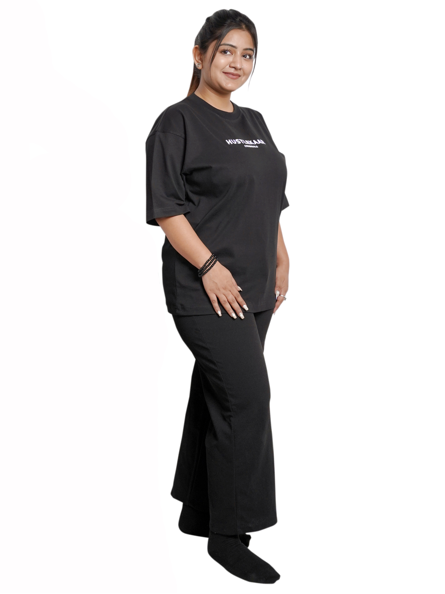 Black Everyday Oversized T-shirt