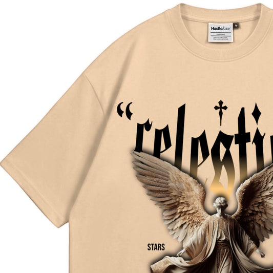 Celestial Heavyweight Oversized Tee - Beige
