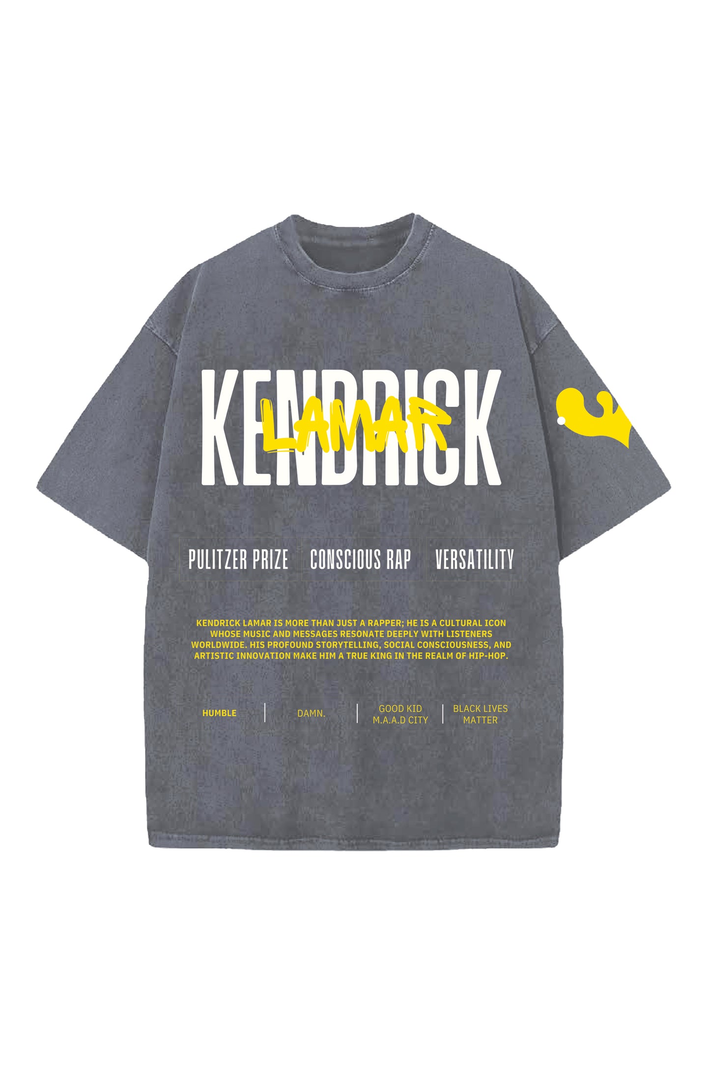 Kendrick Lamar Designed Oversized T-shirt