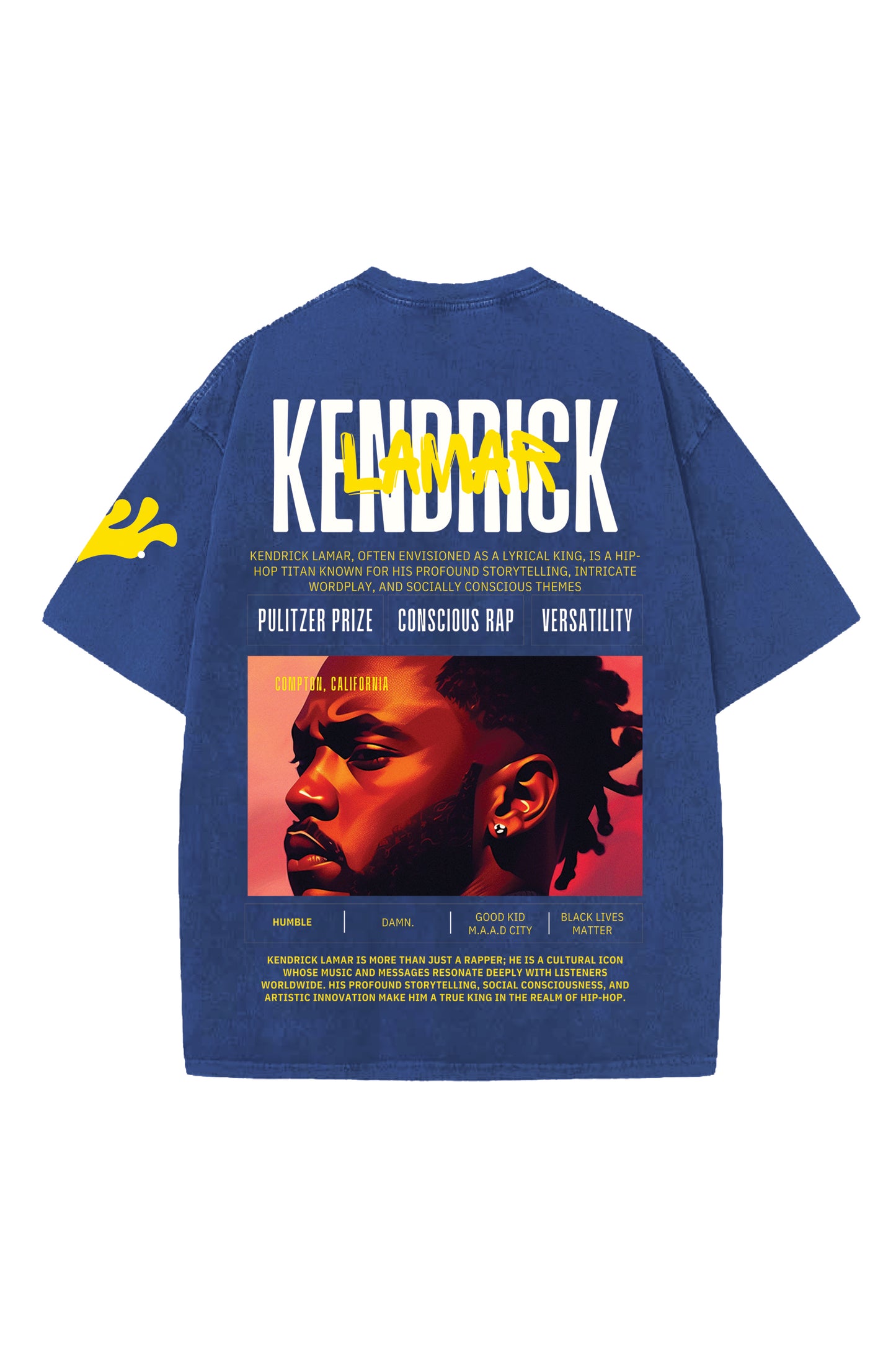 Kendrick Lamar Designed Oversized T-shirt