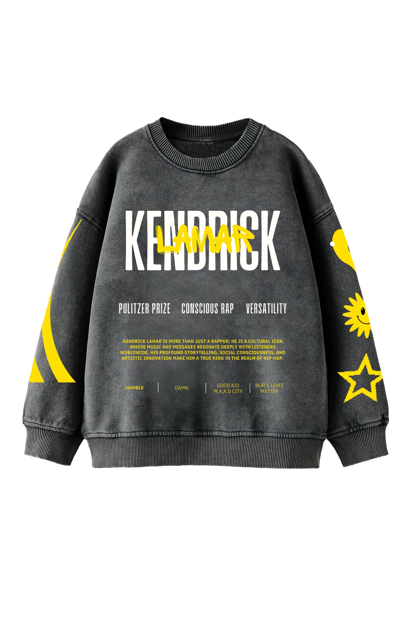 Kendrick Lamar Designed Oversized Sweatshirt
