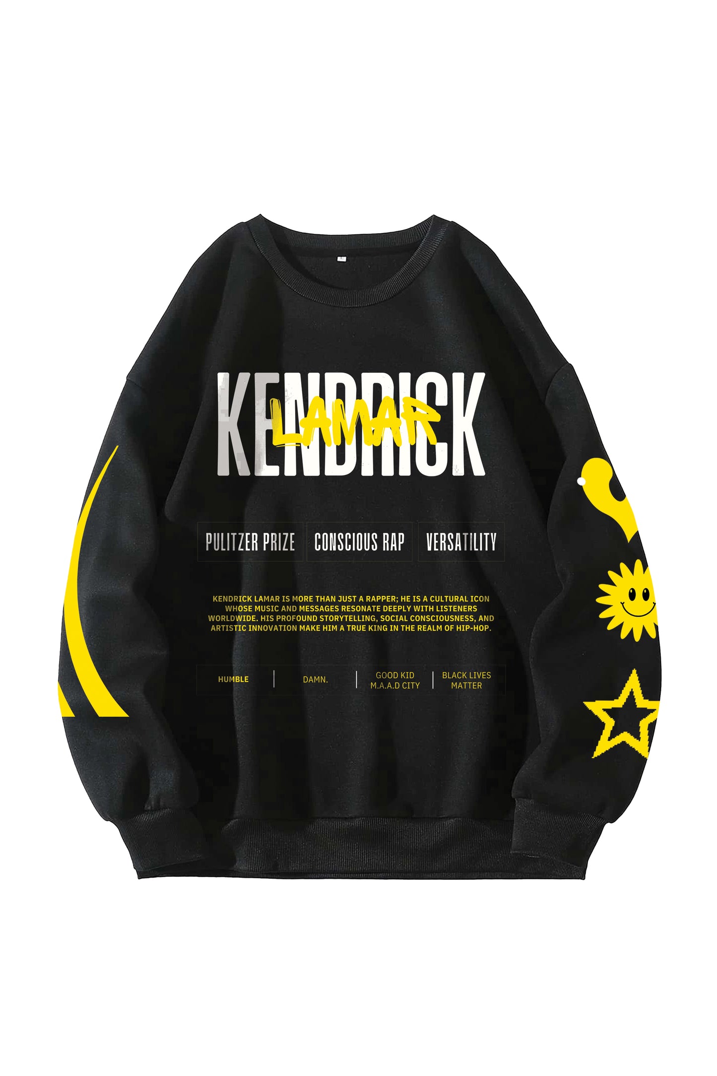 Kendrick Lamar Designed Oversized Sweatshirt
