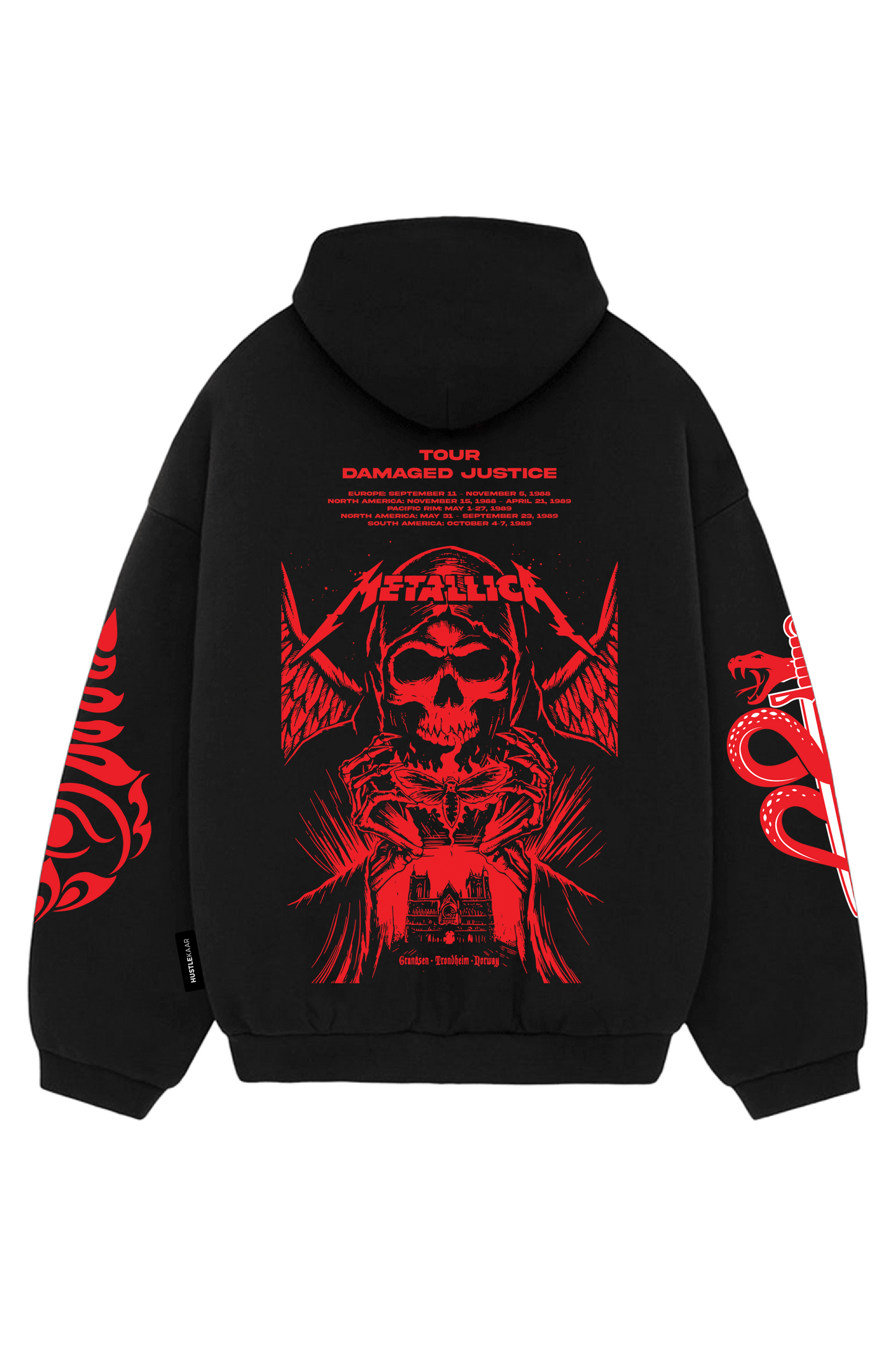 Metallica Designed Oversized Hoodie