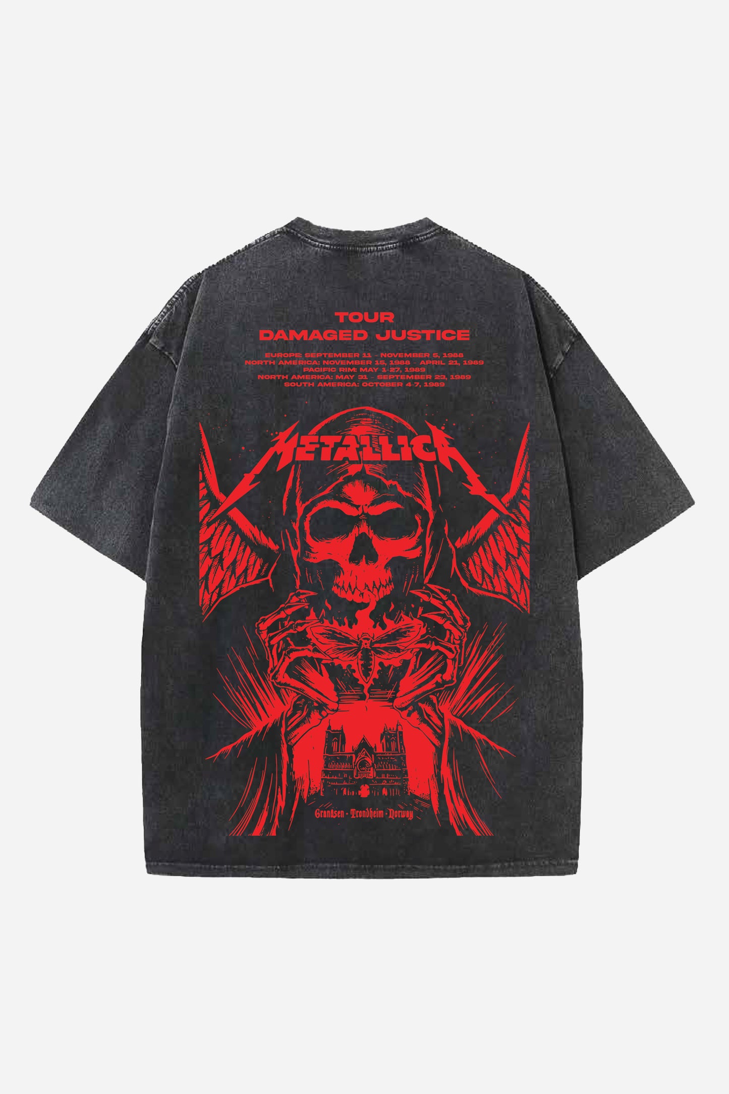 Metallica Designed Vintage Oversized T-shirt