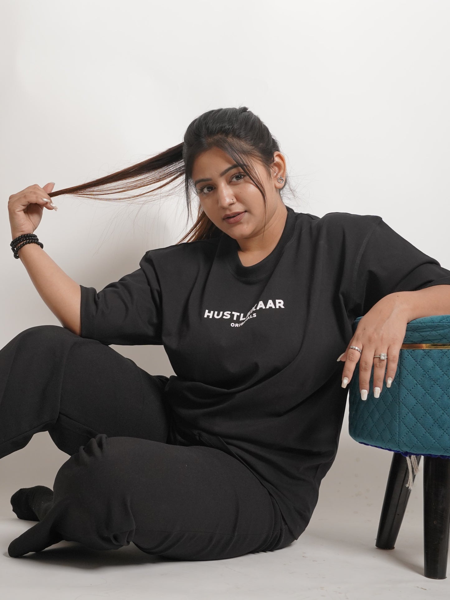 Black Everyday Oversized T-shirt