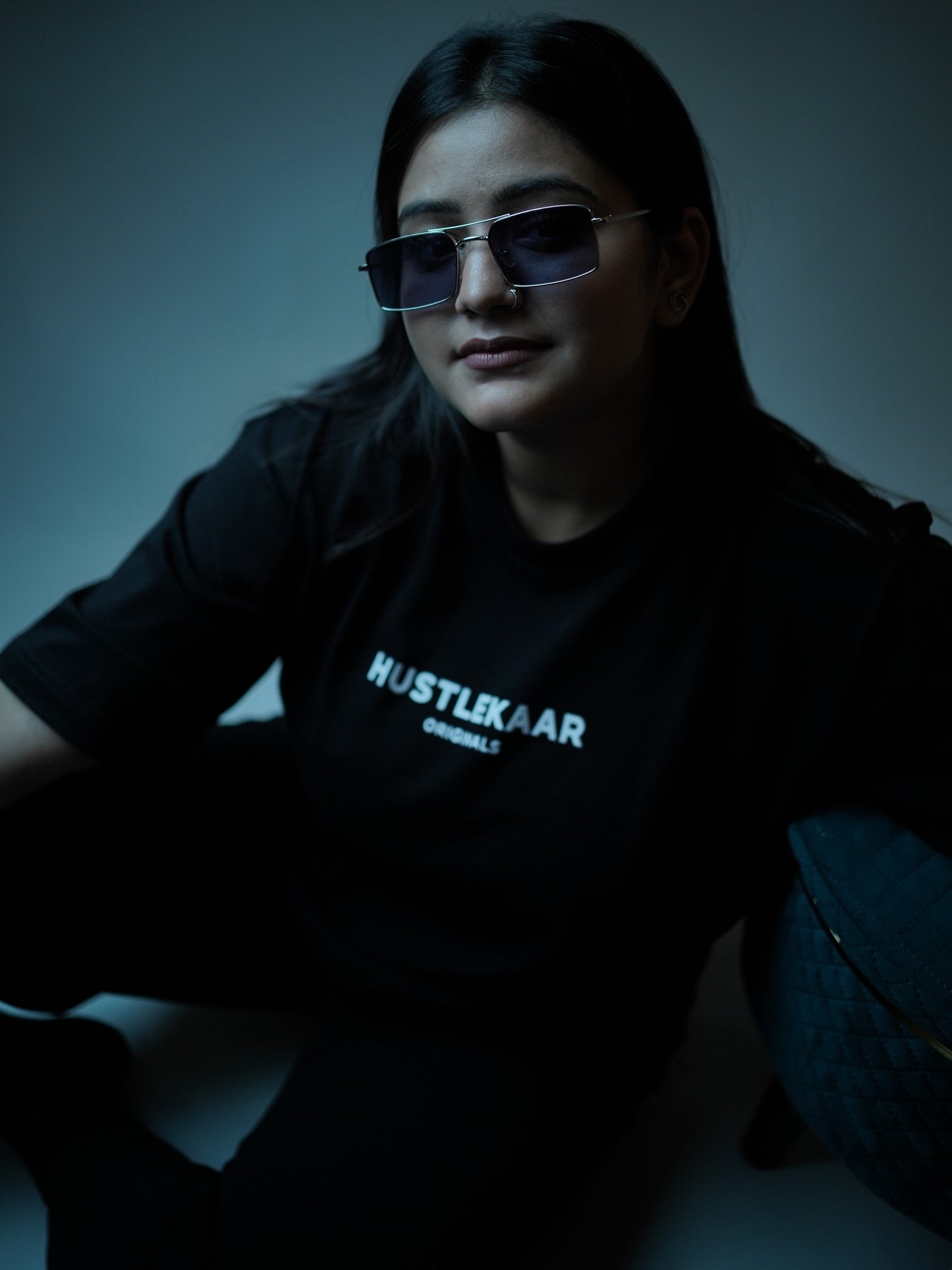 Black Everyday Oversized T-shirt