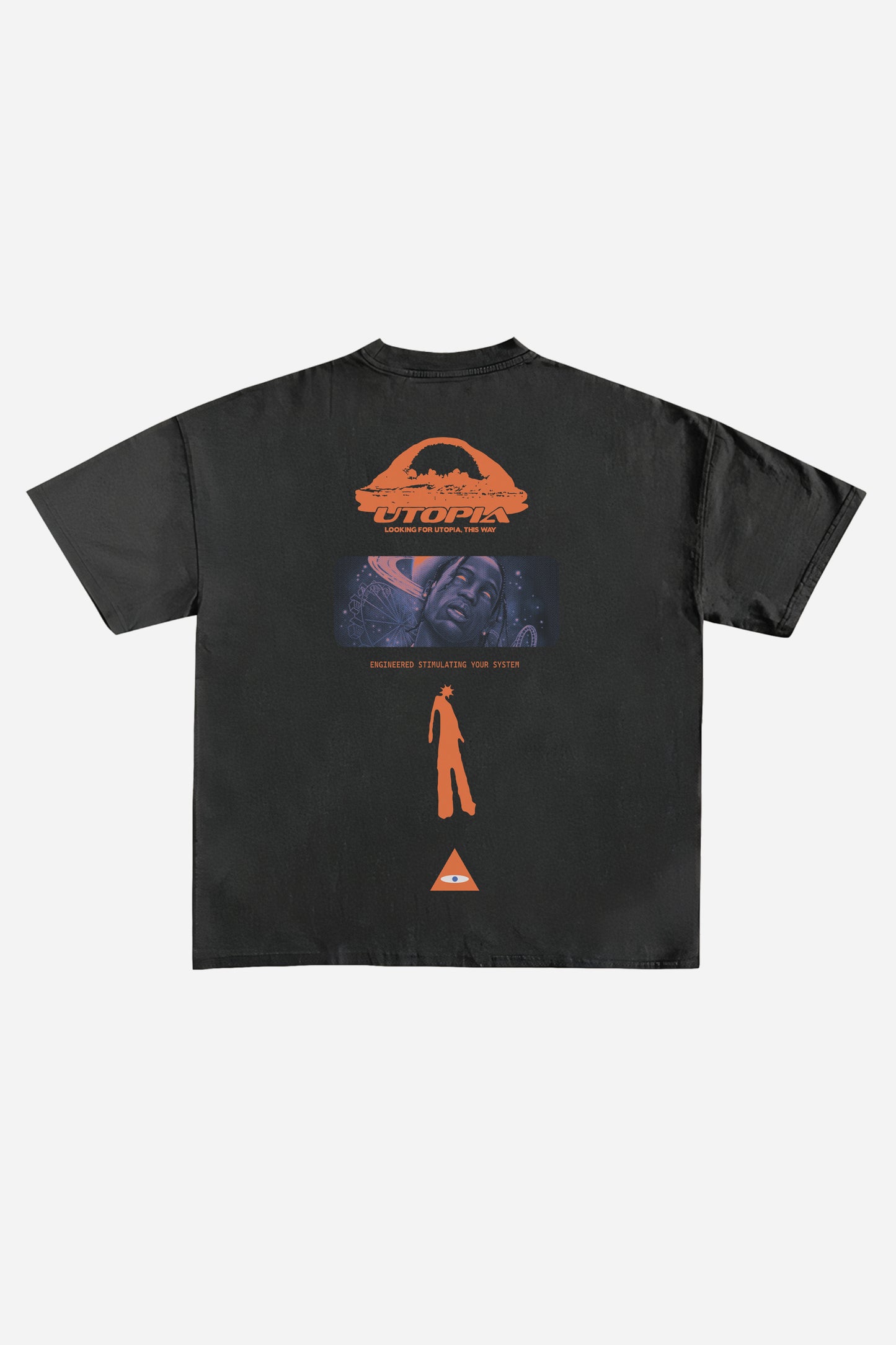 Utopia Designed Oversized T-shirt