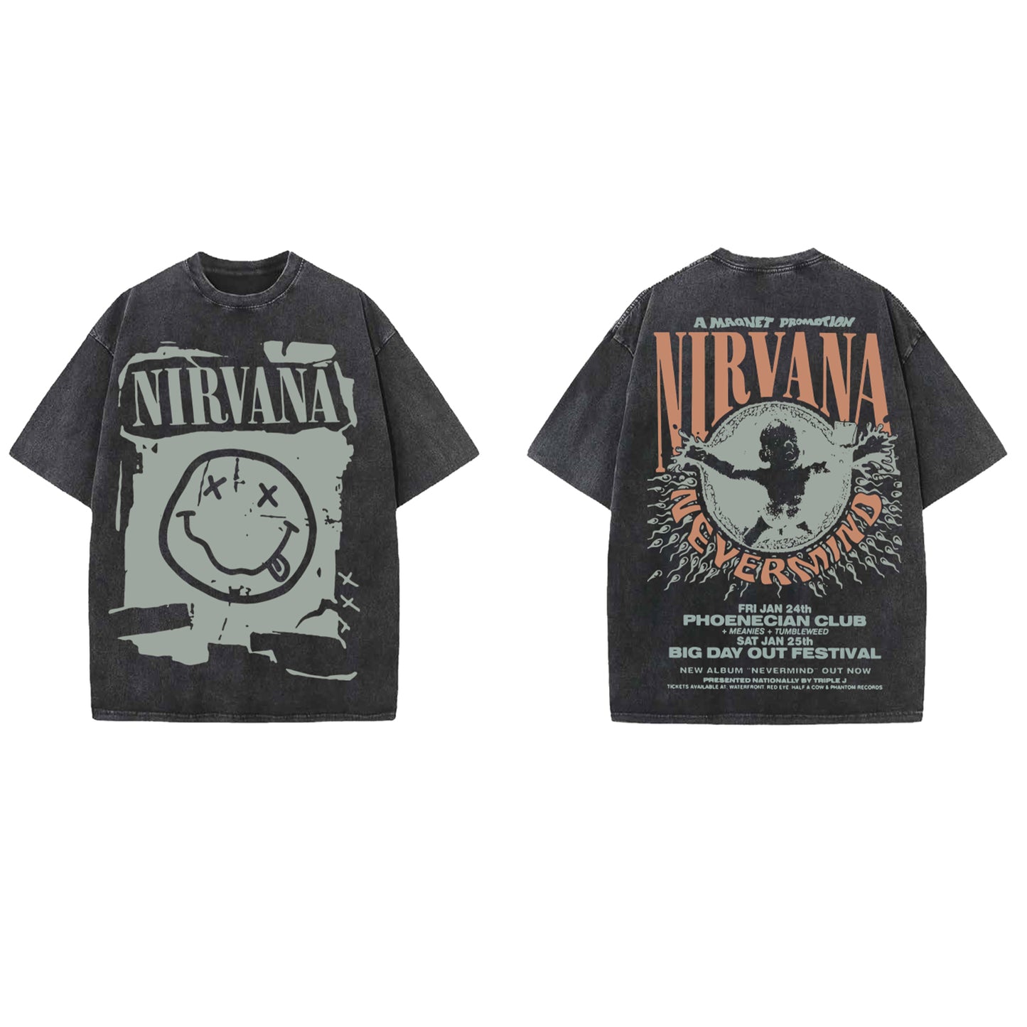 Nirvana Designed Vintage Oversized T-shirt