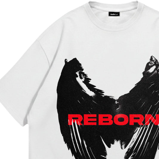 Reborn Heavyweight Oversized Tee - White