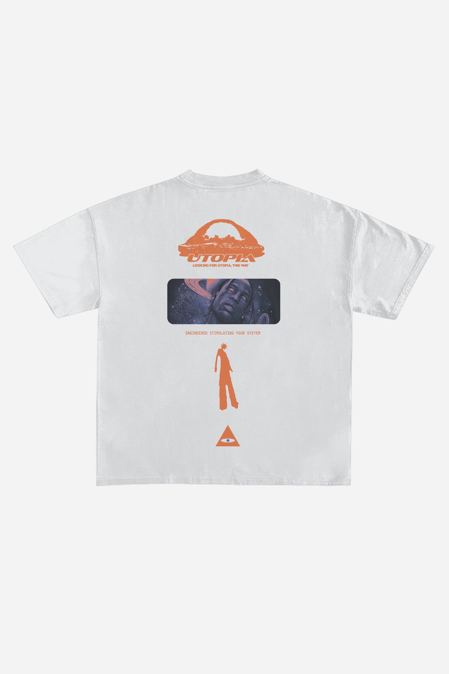 Utopia Designed Oversized T-shirt
