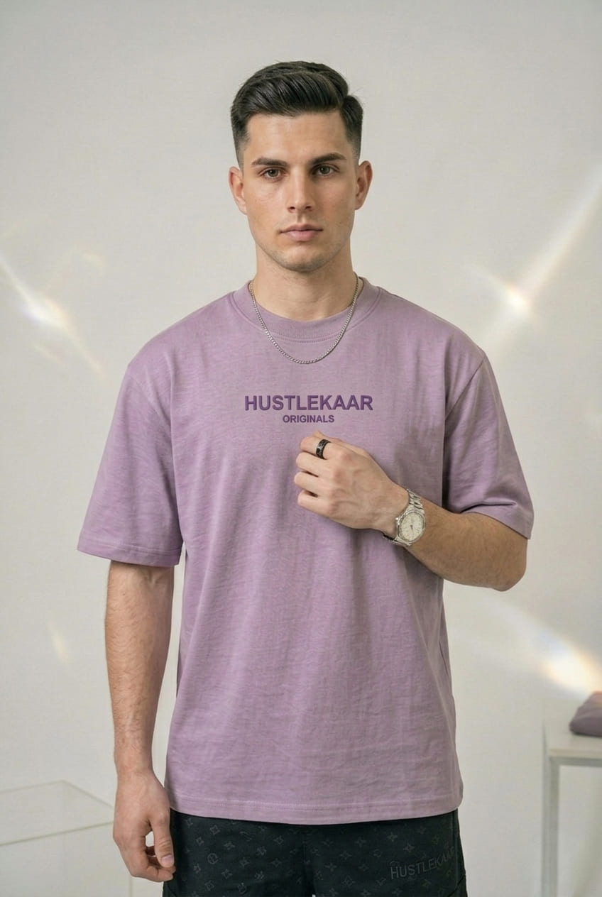 Premium Purple Essential Oversized T-shirt