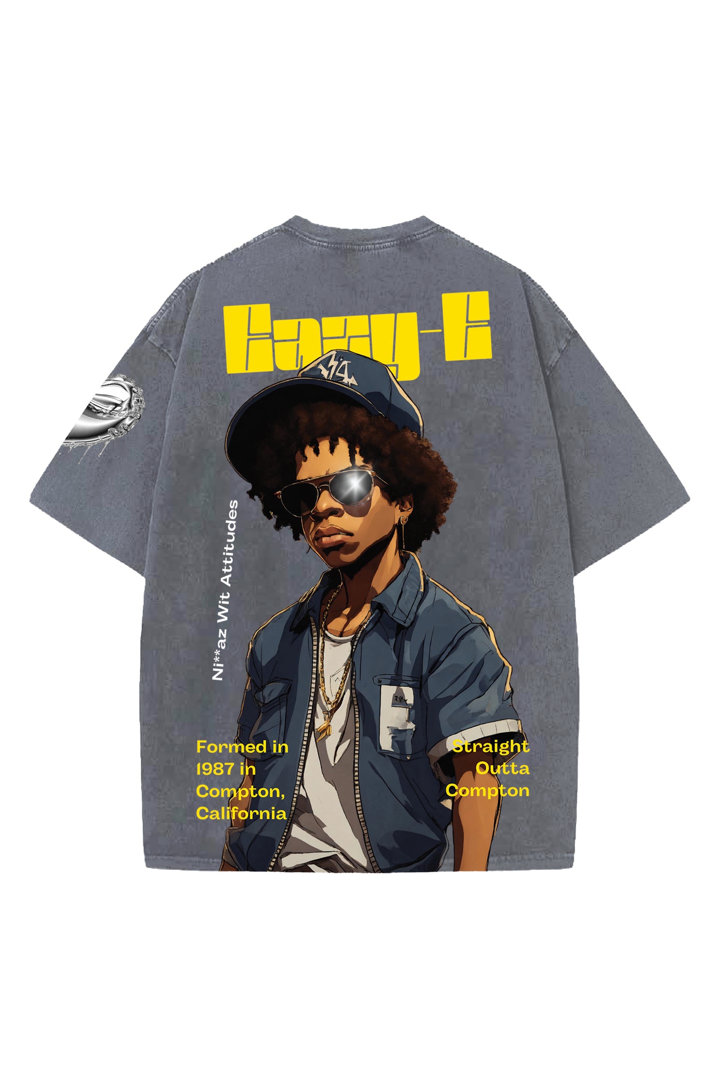 Eazy E Designed Oversized T-shirt