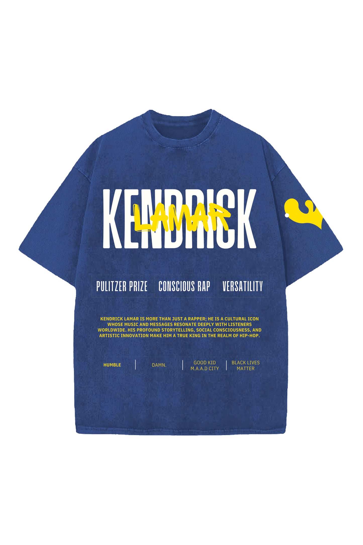 Kendrick Lamar Designed Oversized T-shirt