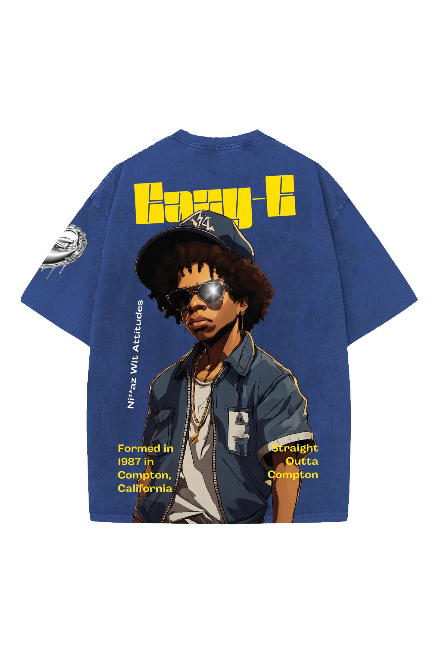 Eazy E Designed Oversized T-shirt