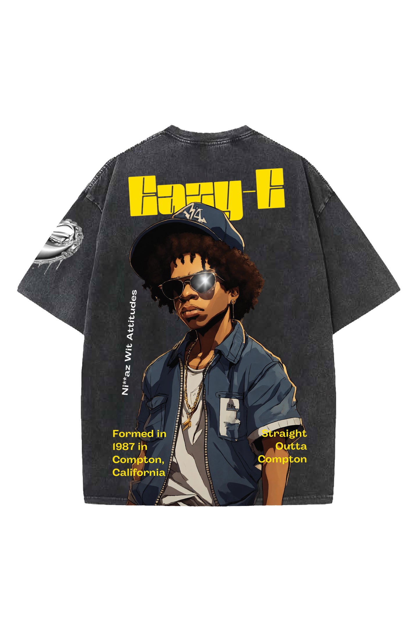 Eazy E Designed Oversized T-shirt