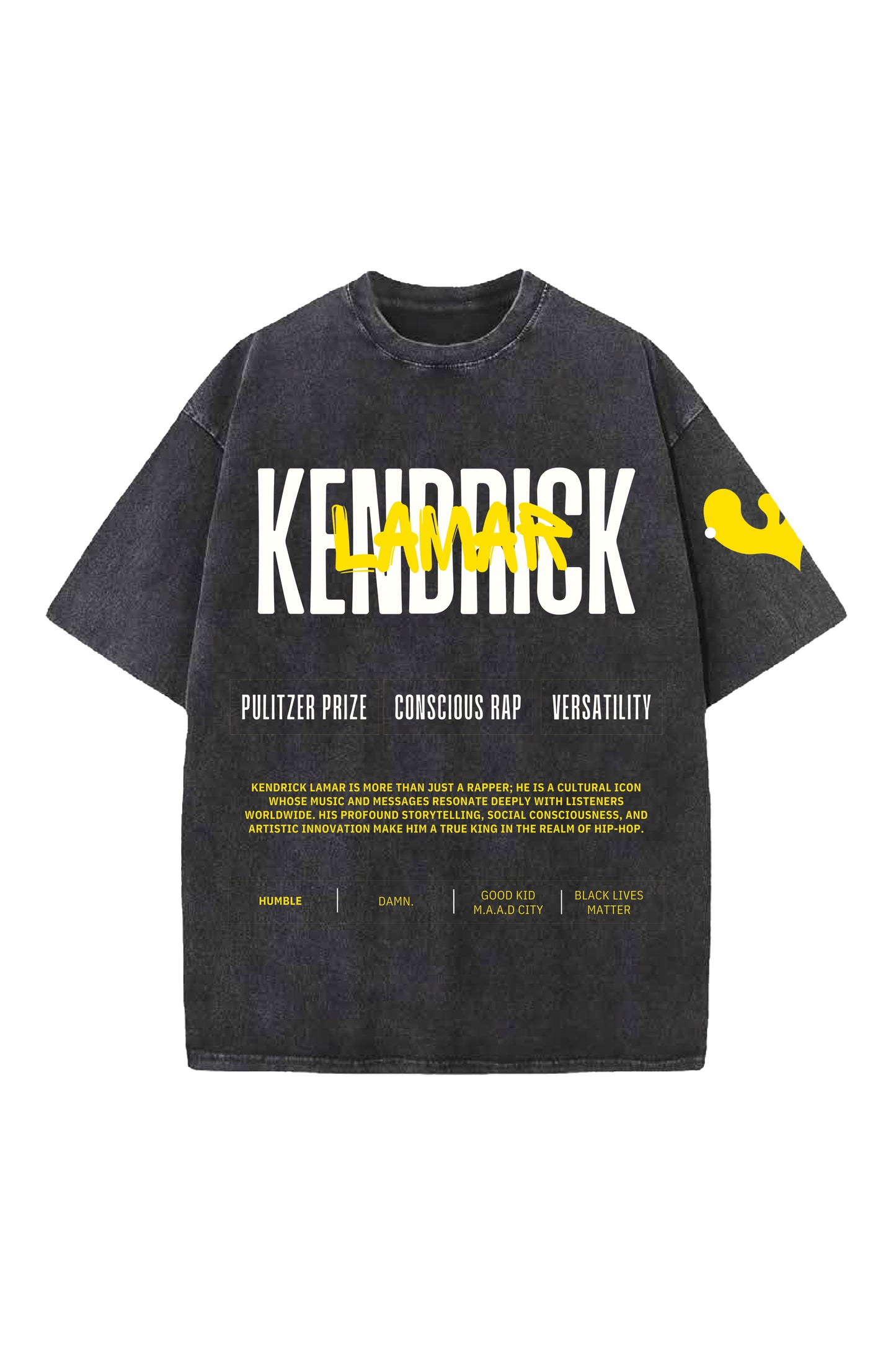 Kendrick Lamar Designed Oversized T-shirt