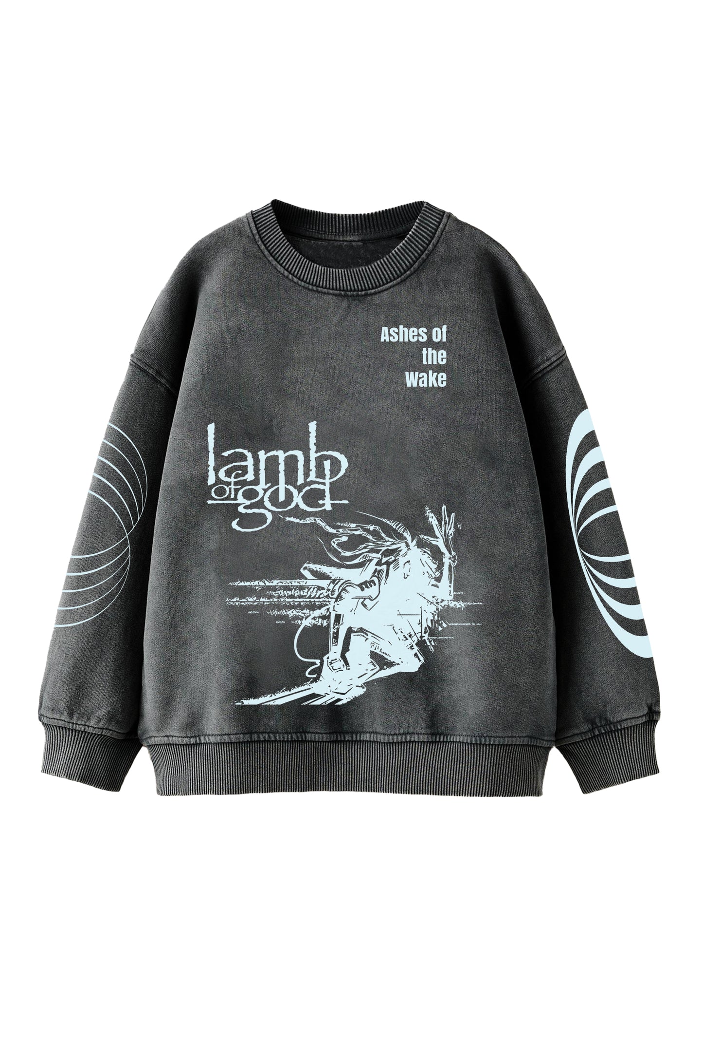 Lamb Of God Designed Oversized Sweatshirt