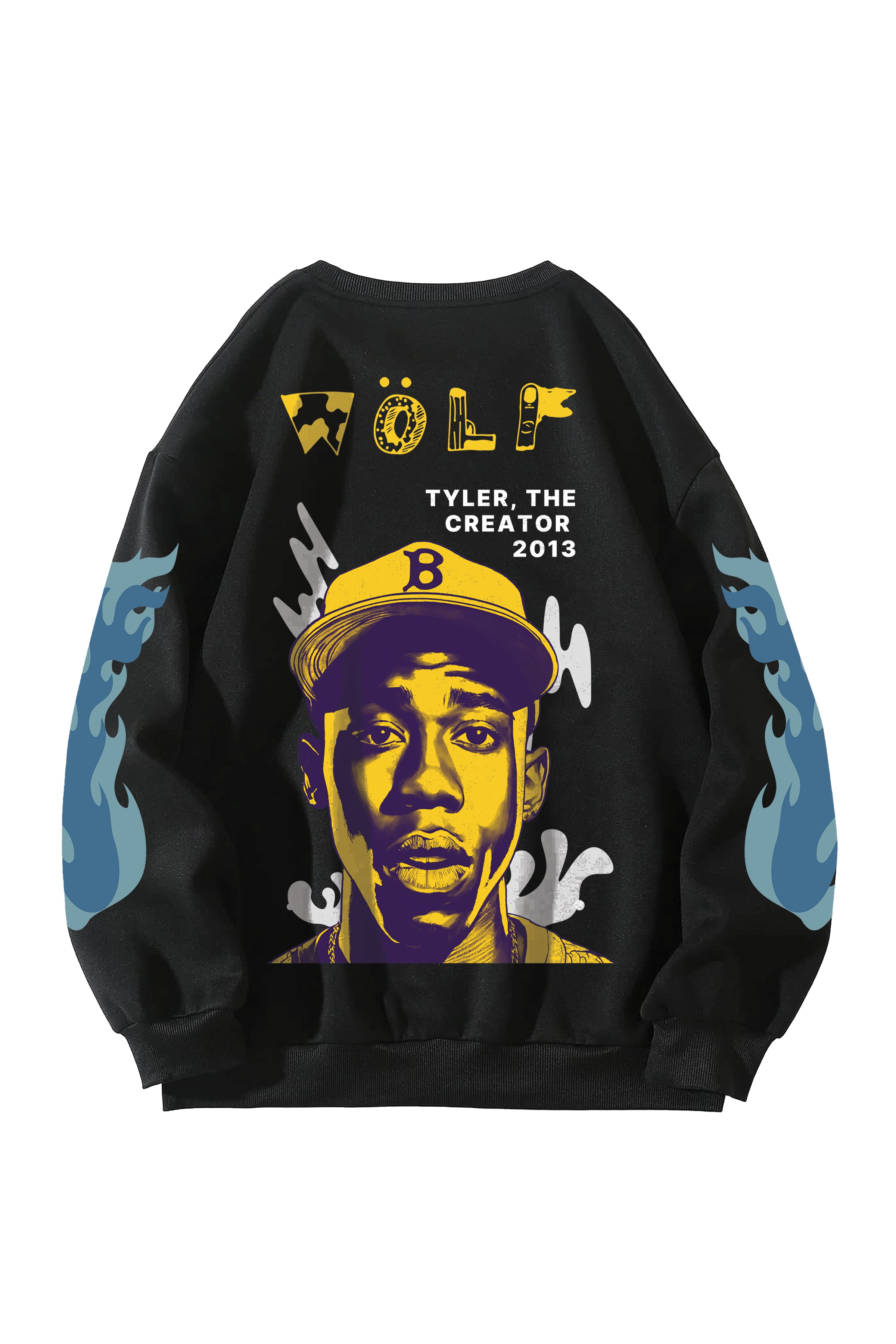 Tyler The Creator Designed Oversized Sweatshirt – HUSTLEKAAR