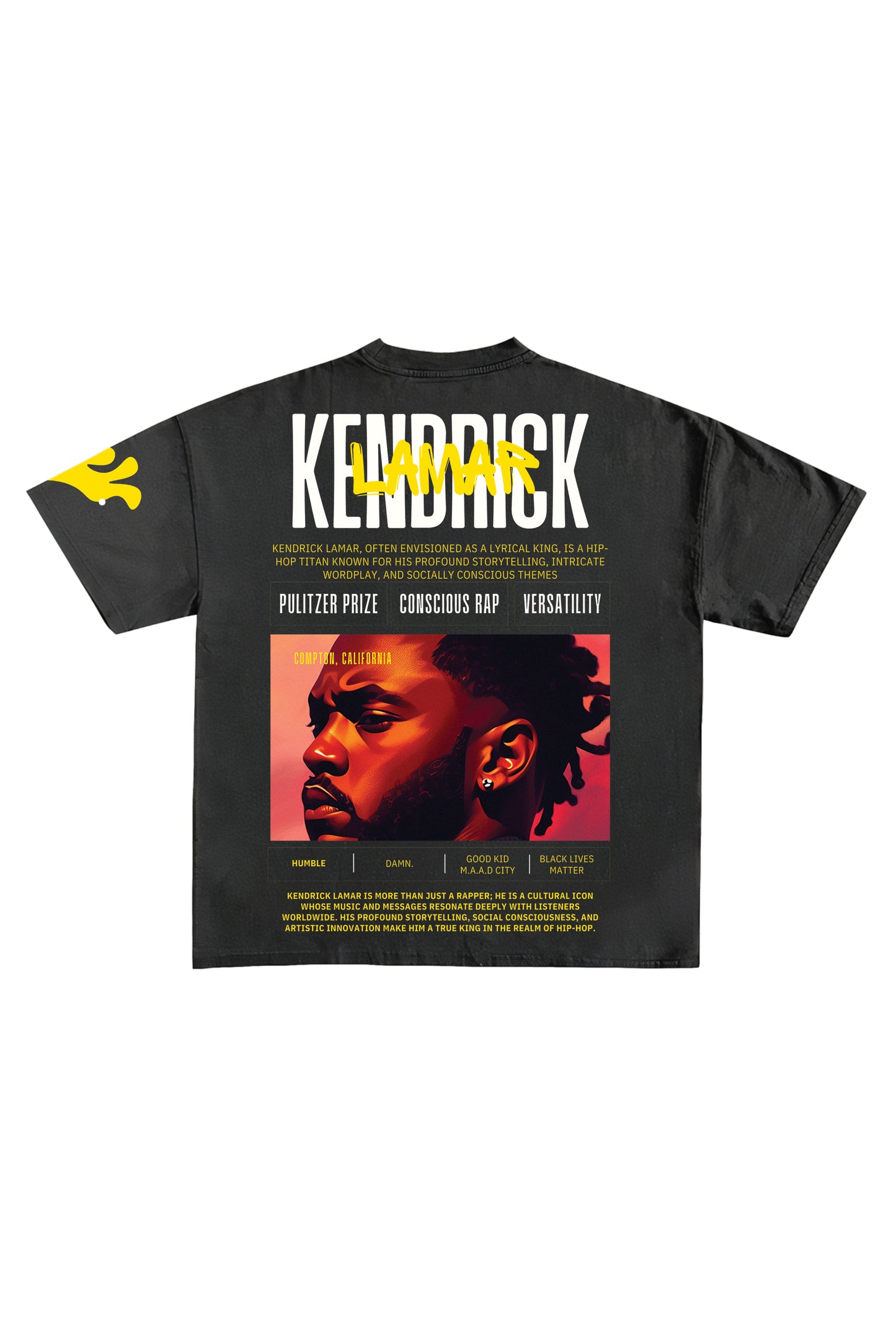 Kendrick Lamar Designed Oversized T-shirt