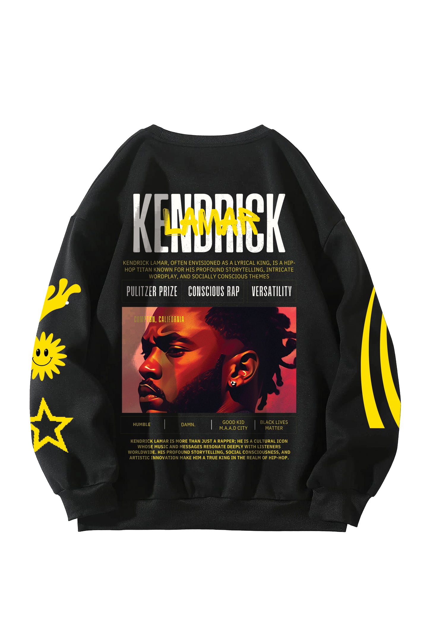 Kendrick Lamar Designed Oversized Sweatshirt