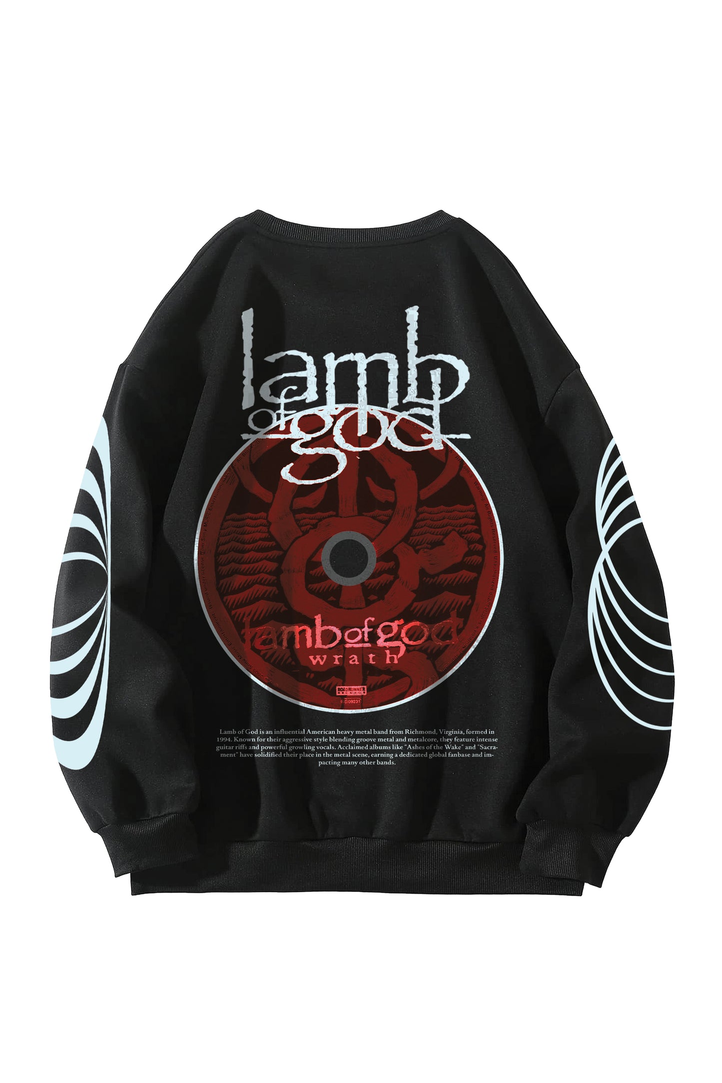 Lamb Of God Designed Oversized Sweatshirt
