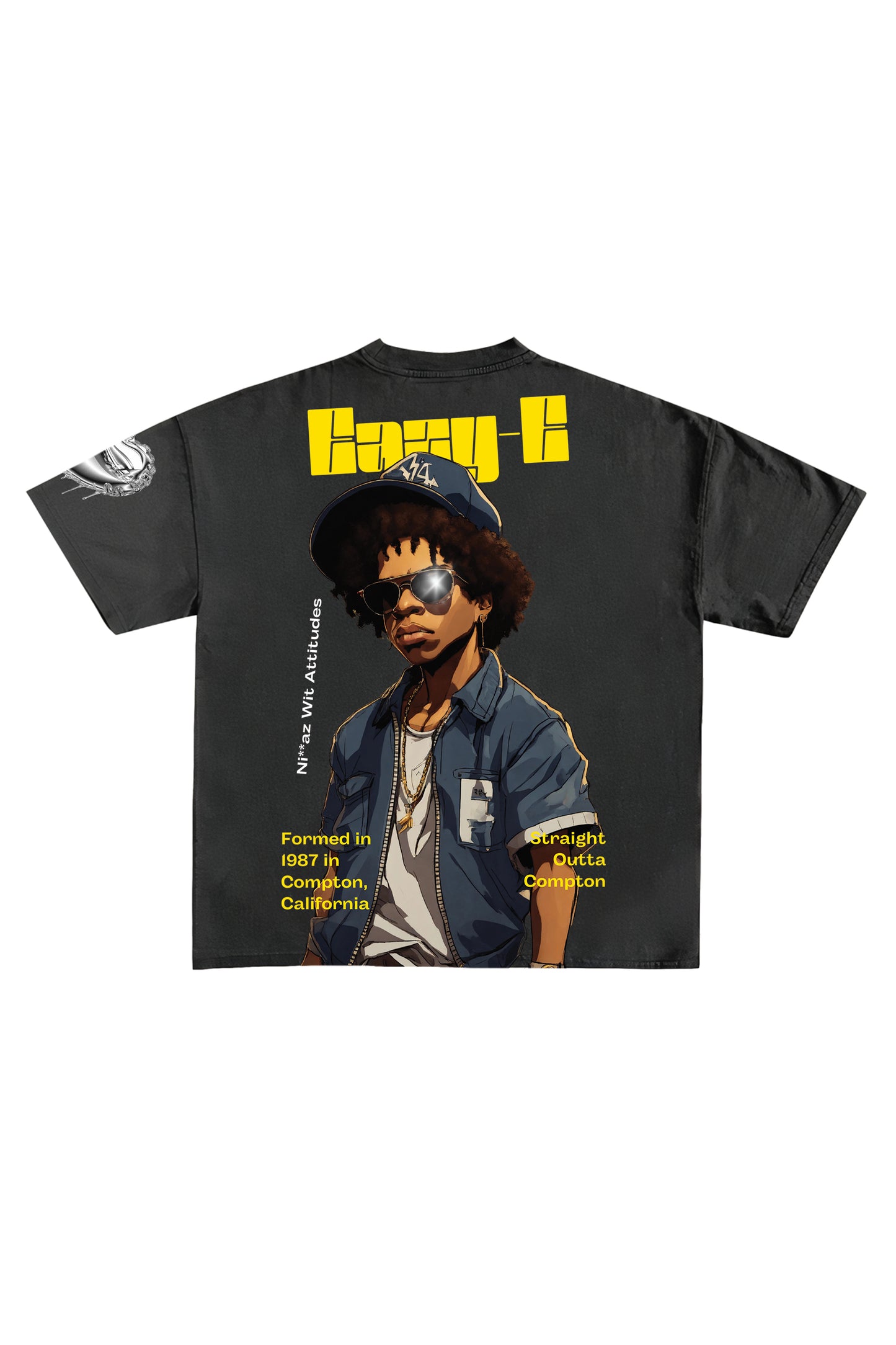 Eazy E Designed Oversized T-shirt