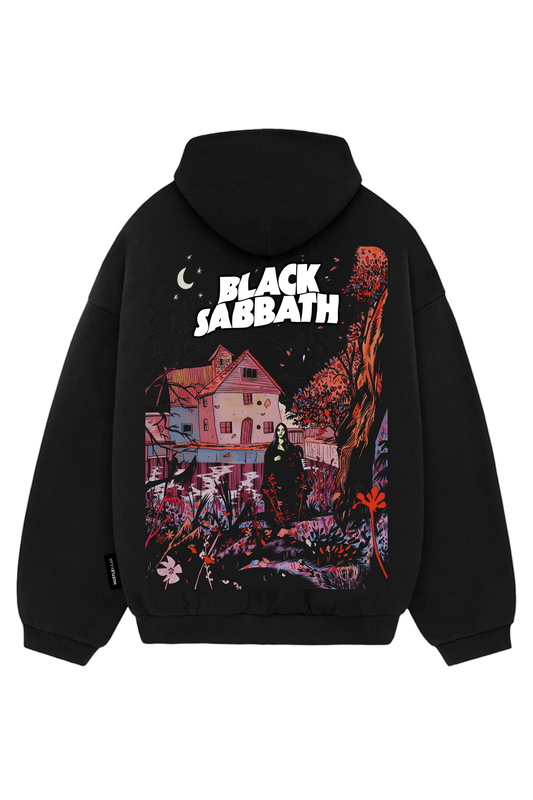 Black Sabbath Designed Oversized Hoodie