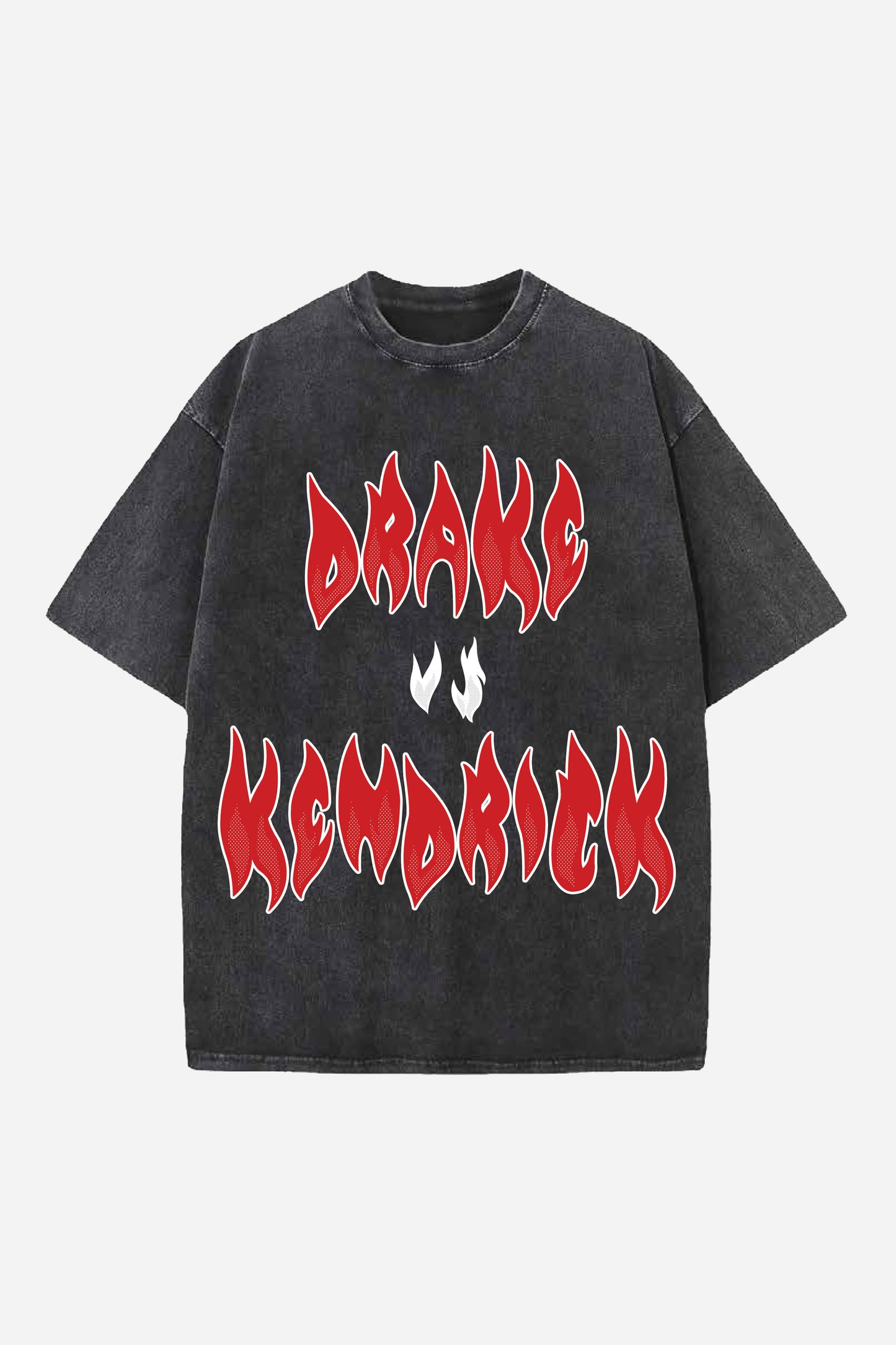 Drake  vs Kendrick Designed Oversized T-shirt