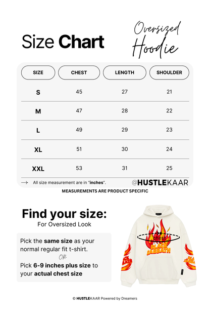 Nirvana Designed Oversized Hoodie
