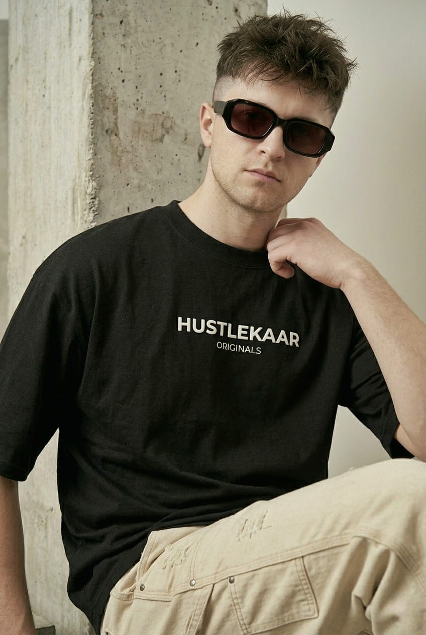 Premium Black Essential Oversized T-shirt