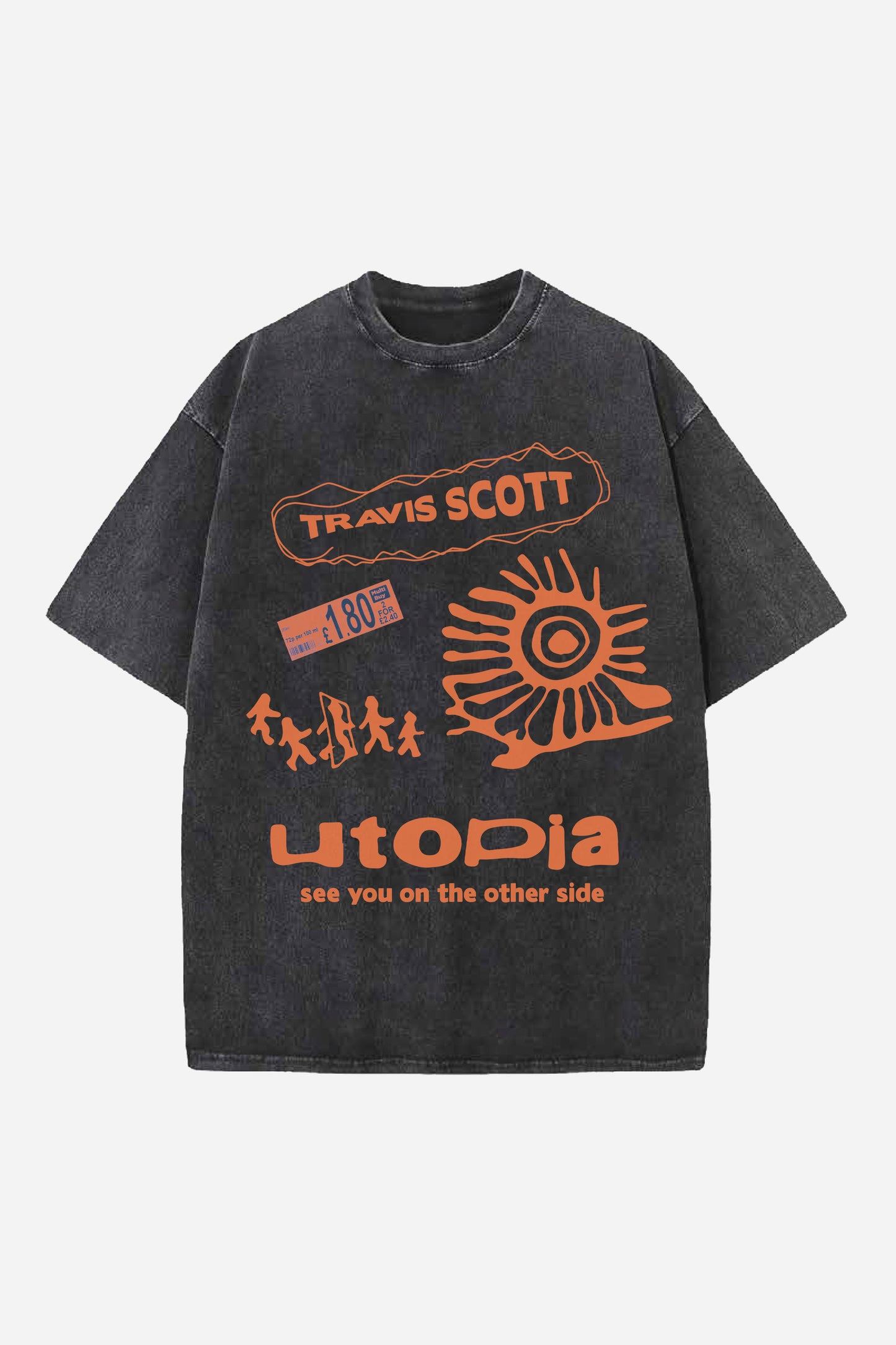 Utopia Designed Oversized T-shirt