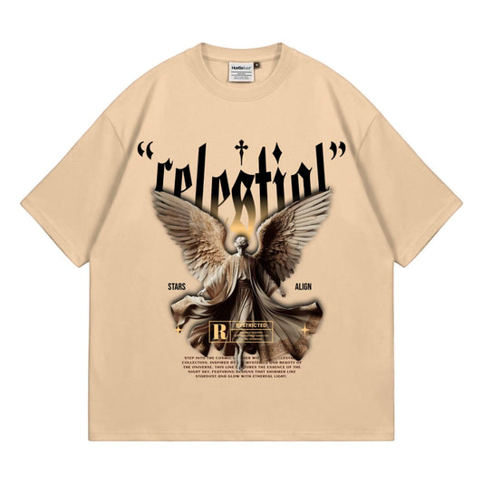Celestial Heavyweight Oversized Tee - Beige