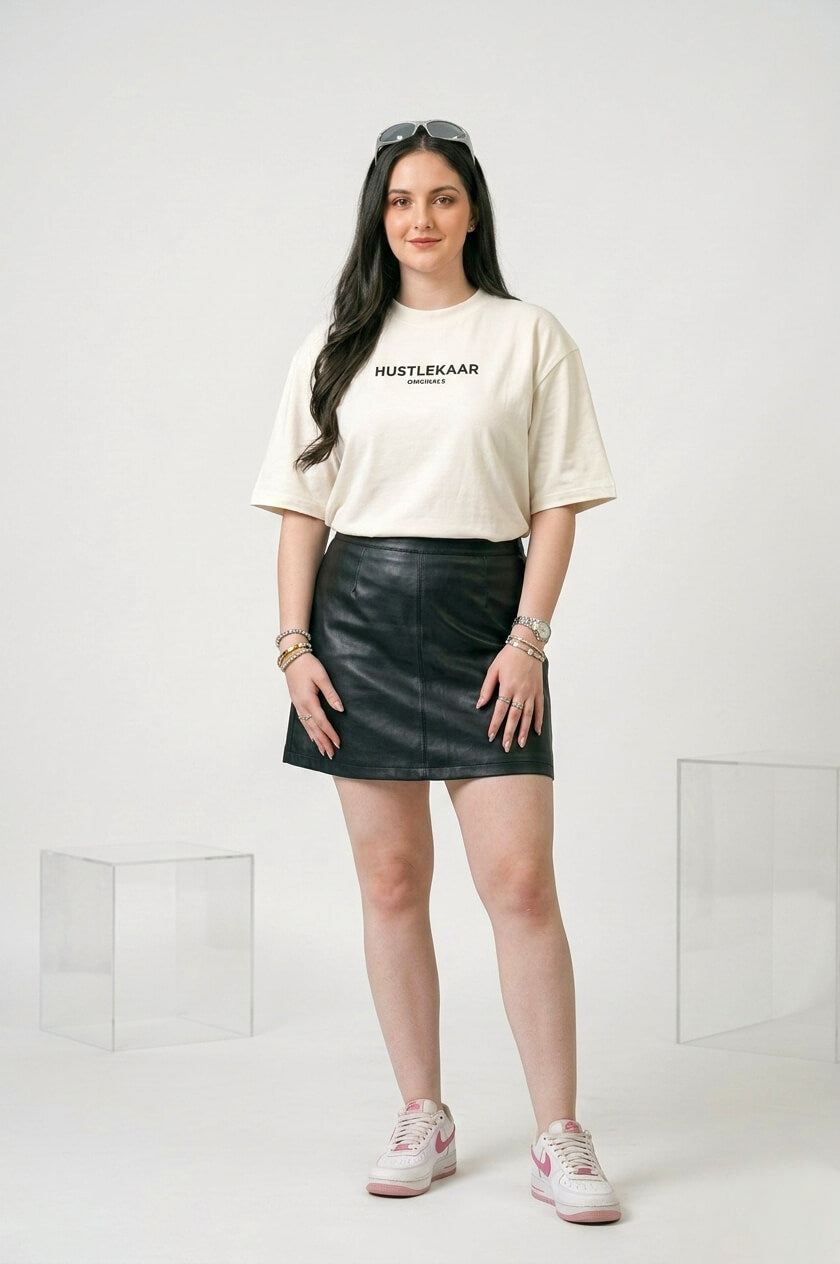 Premium Off-White Essential Oversized T-shirt