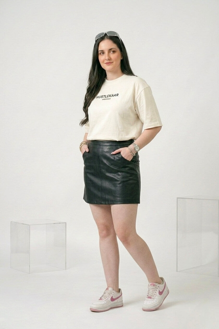 Premium Off-White Essential Oversized T-shirt