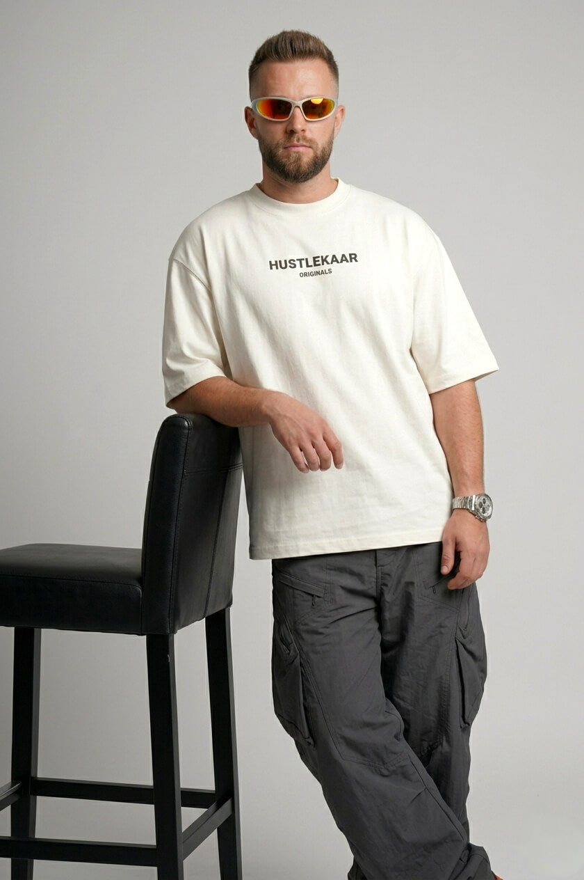 Premium Off-White Essential Oversized T-shirt