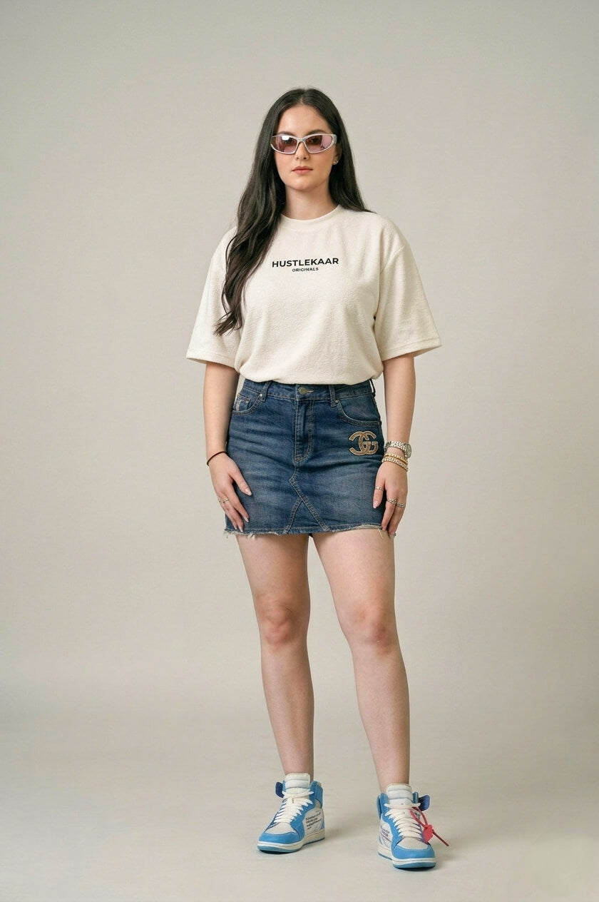 Premium Off-White Essential Oversized T-shirt