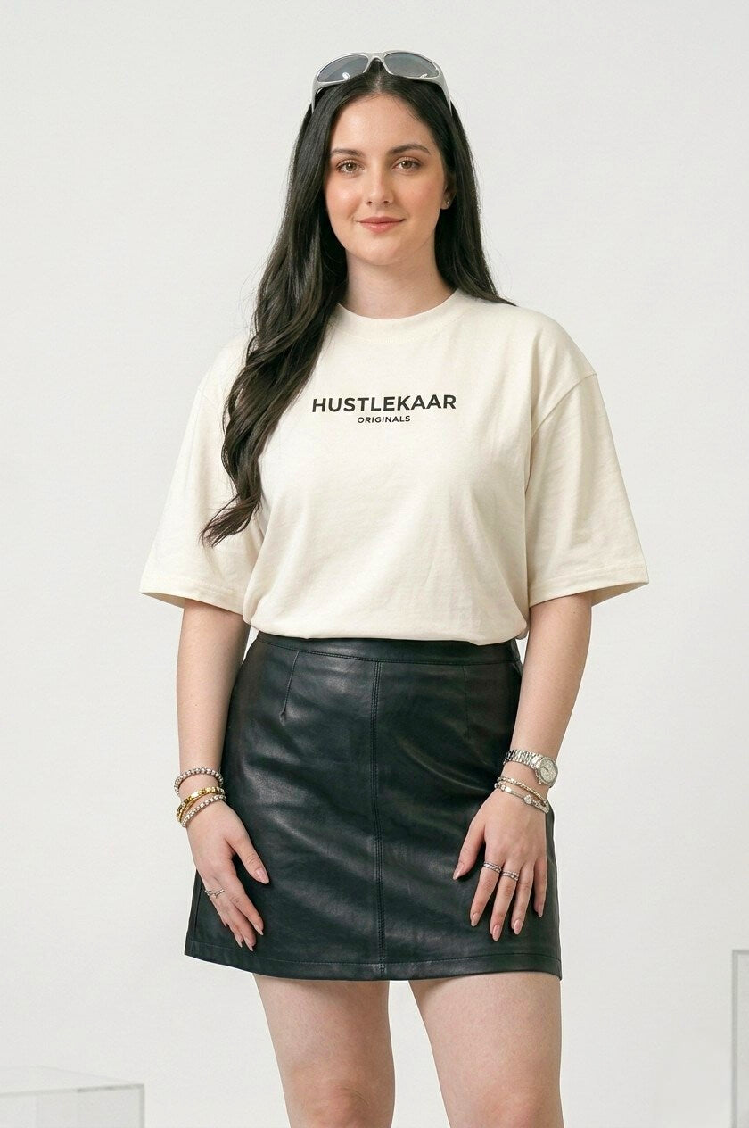 Premium Off-White Essential Oversized T-shirt