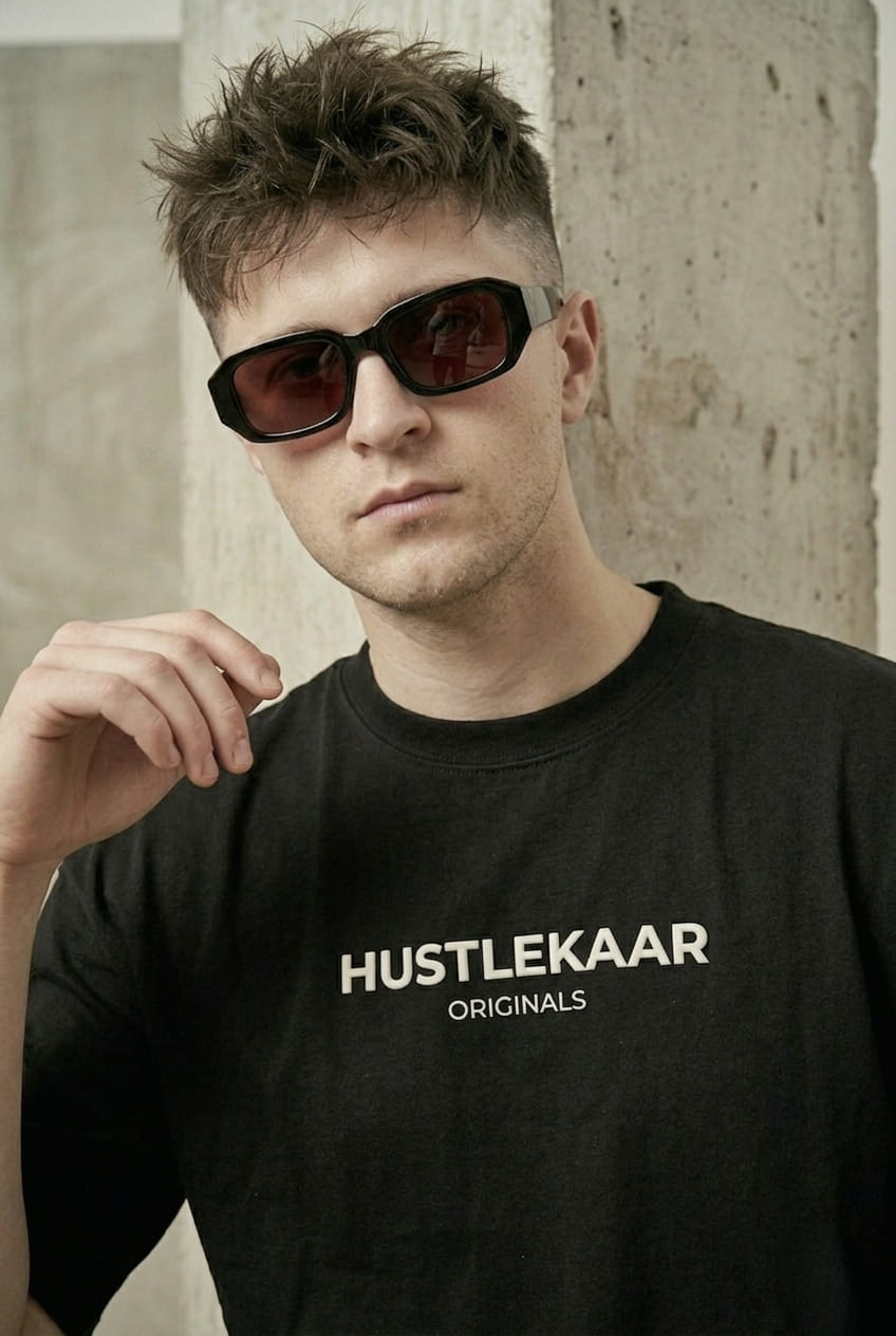 Premium Black Essential Oversized T-shirt
