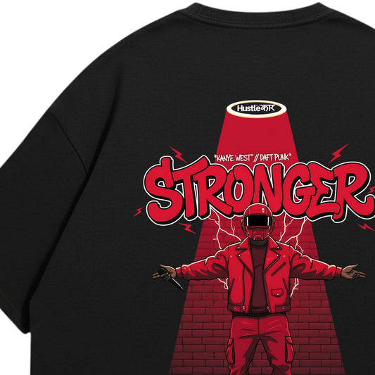Kanye West Stronger Heavyweight Oversized Tee - Black