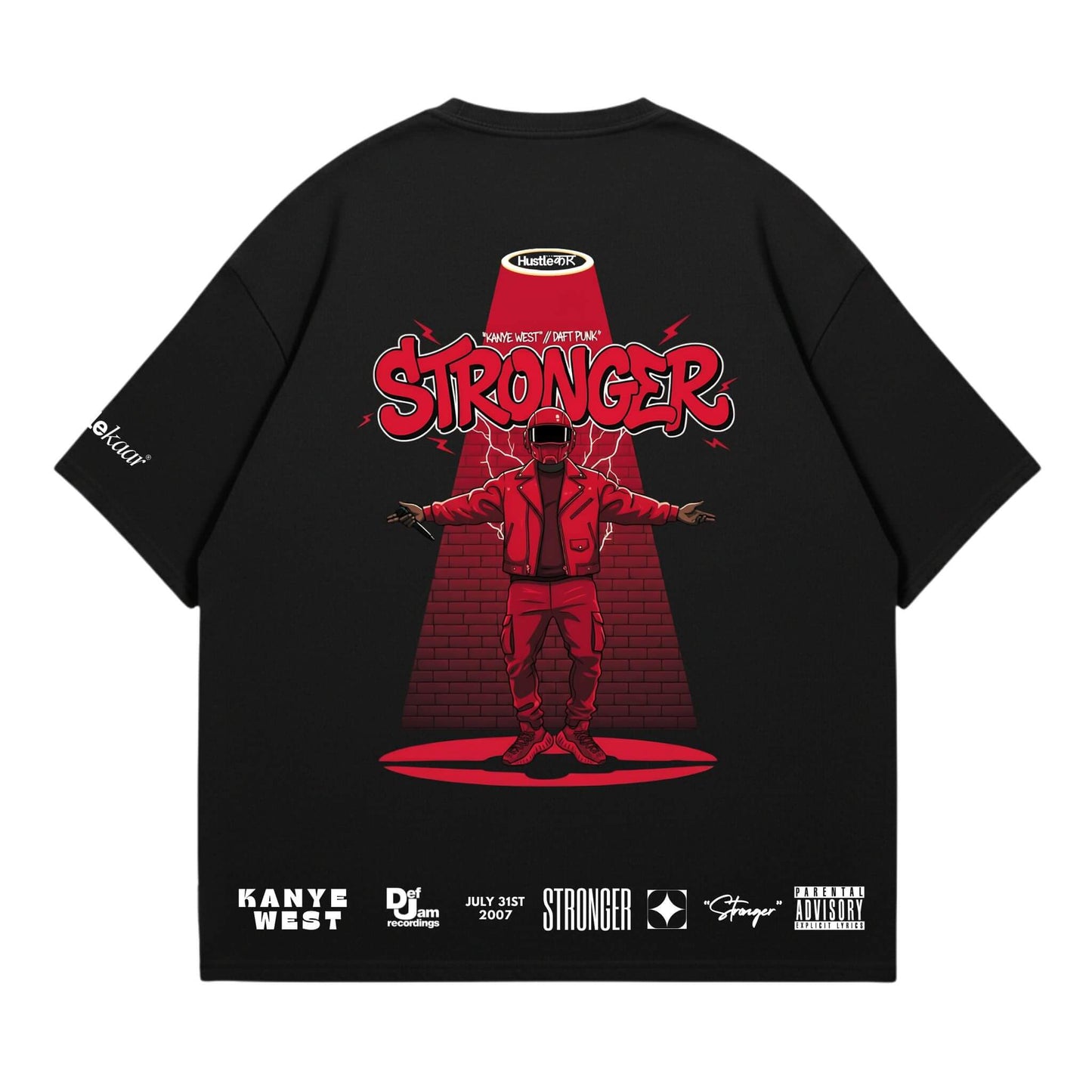 Kanye West Stronger Heavyweight Oversized Tee - Black