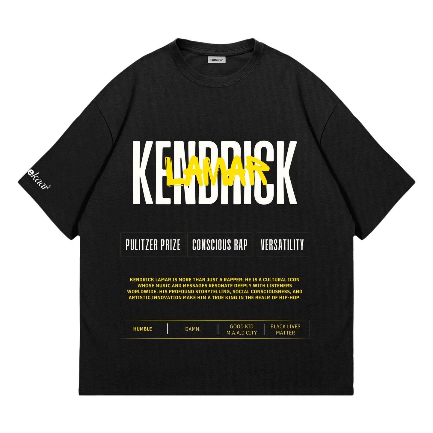 Kendrick Lamar Heavyweight Oversized Tee - Black