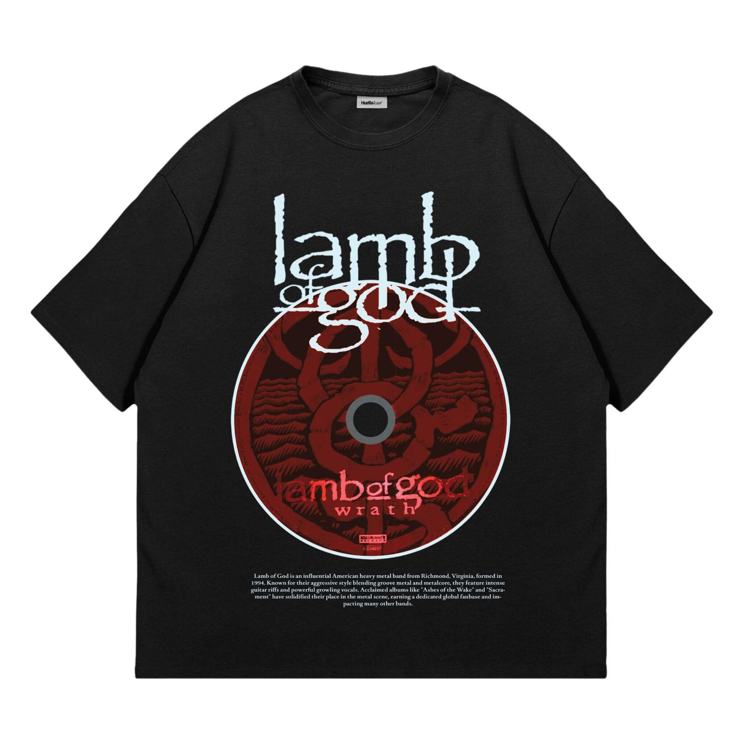 Lamb Of God Heavyweight Oversized Tee - Black