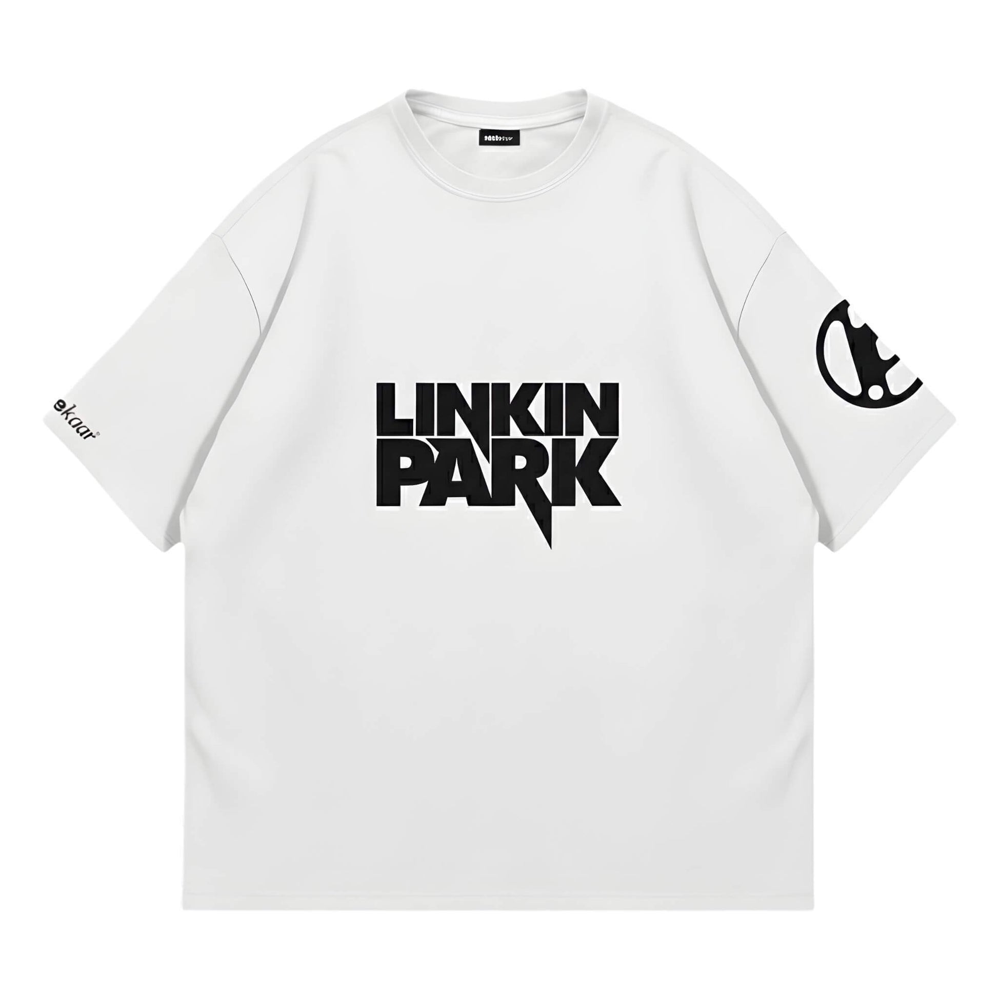 Linkin Park From Zero Emily Armstrong Oversized White T-shirt - Front View