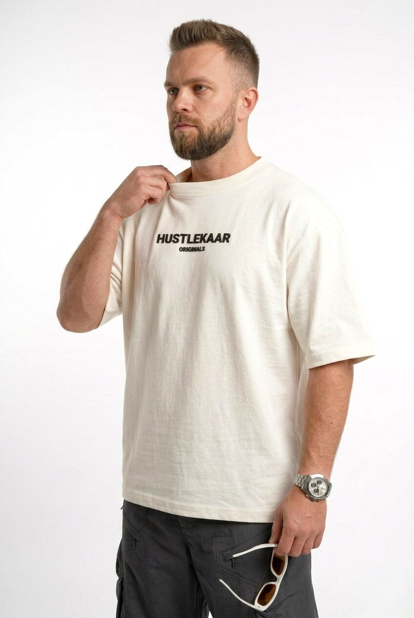 Premium Off-White Essential Oversized T-shirt