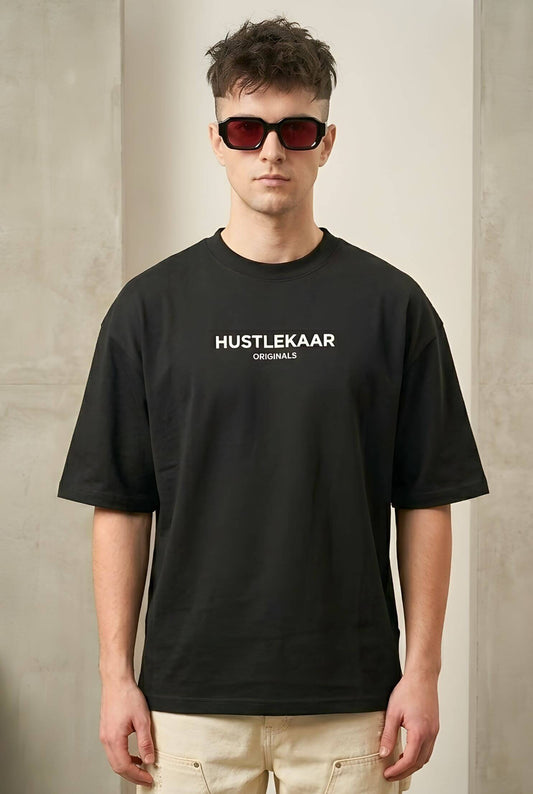 Premium Black Essential Oversized T-shirt
