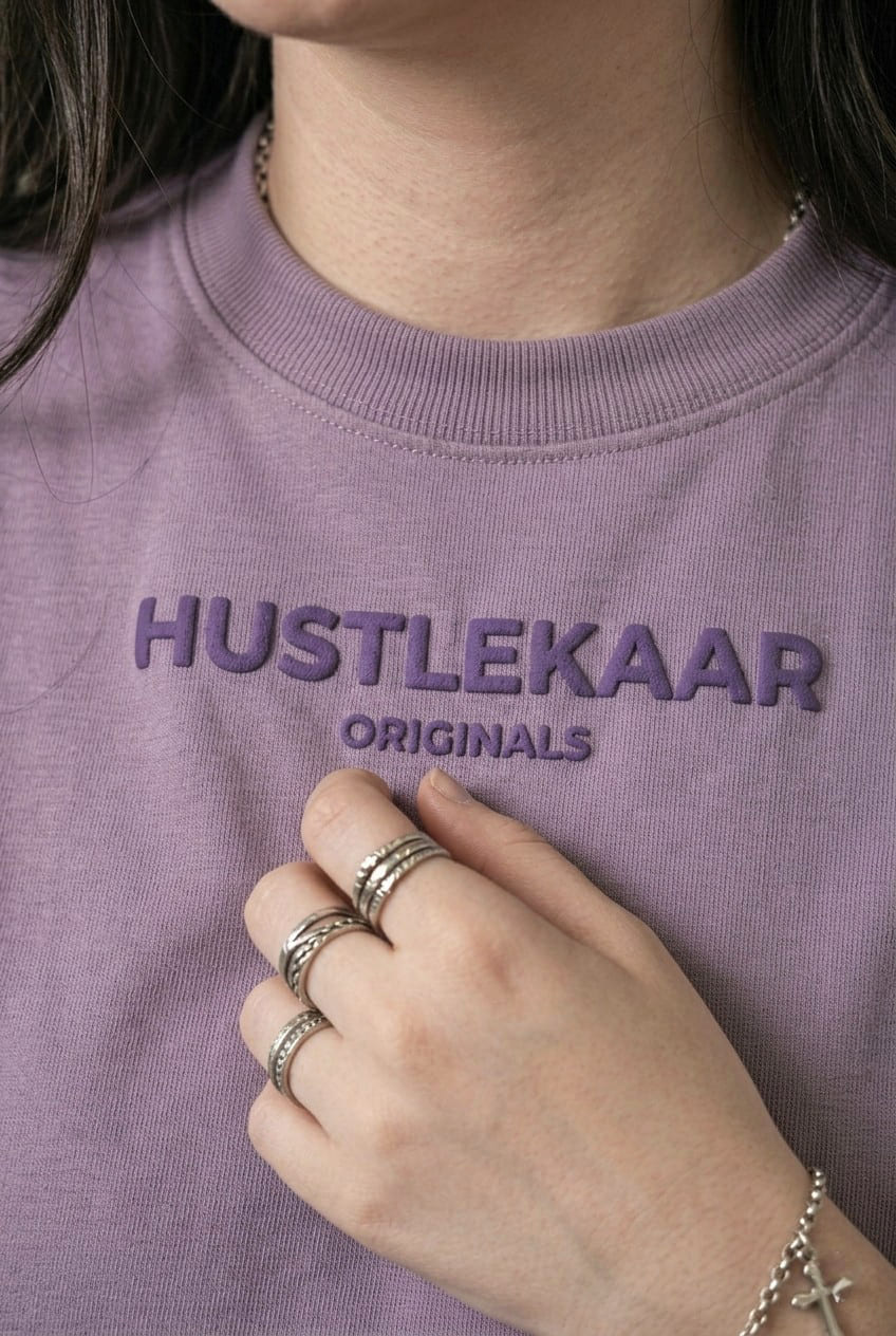 Premium Purple Essential Oversized T-shirt