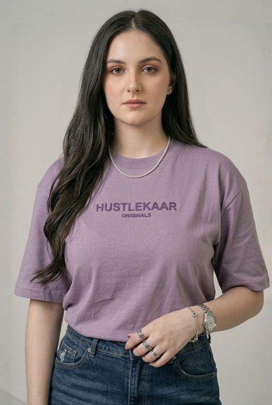 Premium Purple Essential Oversized T-shirt