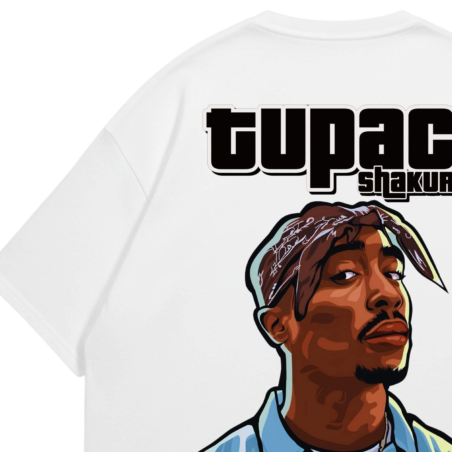 Tupac Shakur Heavyweight Oversized Tee