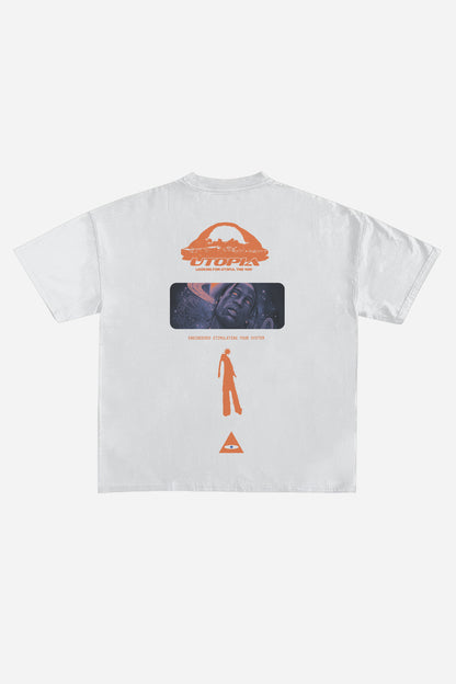 Utopia Designed Oversized T-shirt